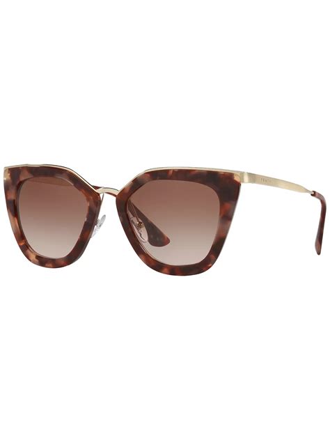 prada cat eye women's sunglasses spr 23q 1ab-0a7 53-19-140mm|Prada SPR53S Sunglasses .